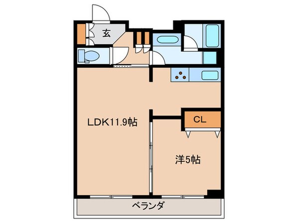 GENOVIA大崎skygardenの物件間取画像